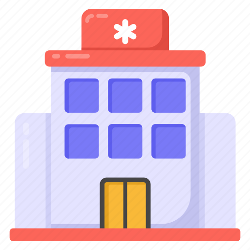 Hospital building, clinic, hospital, infirmary, sanatorium icon - Download on Iconfinder