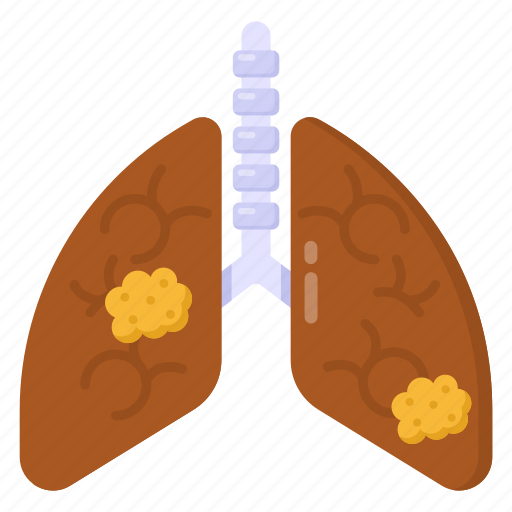 Lungs disease, lungs cancer, adenocarcinoma, lung carcinoma, bronchitis icon - Download on Iconfinder
