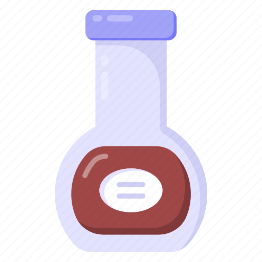Chemical flask, conical flask, lab equipment, chemical, chemistry icon - Download on Iconfinder