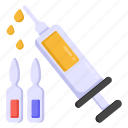 syringe, injection, vaccination, immunization, inoculation 