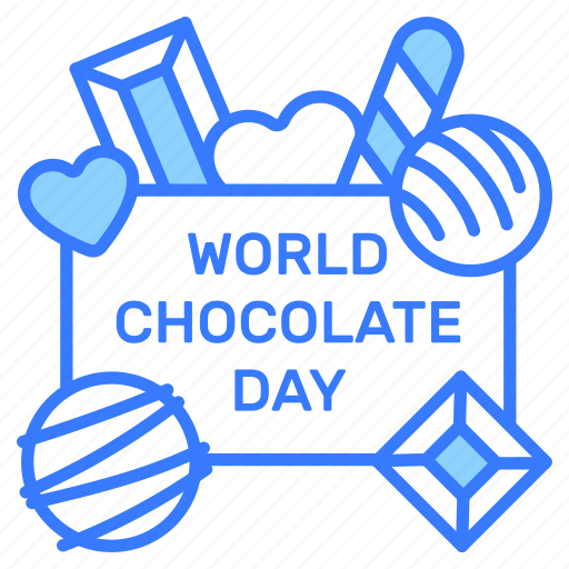 World, chocolate, day, food, dessert, wafer, biscuit icon - Download on Iconfinder
