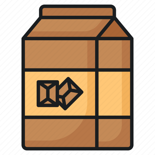 Chocolate, milk, box, flavored, pak, cacao, cocoa icon - Download on Iconfinder