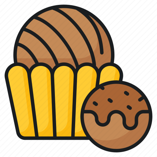 Truffle, chocolate, cake, biscuit, delicious, assorted, sweet icon - Download on Iconfinder