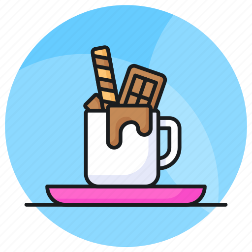 Hot, chocolate, cup, cocoa, drink, beverage, cozy icon - Download on Iconfinder