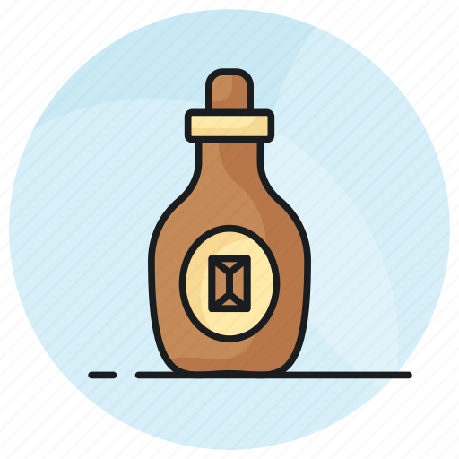 Chocolate, syrup, liquid, bottle, cocoa, dessert, topping icon - Download on Iconfinder