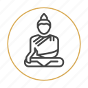 buddha, landmark, sight, sitting, thailand, tourism, travel