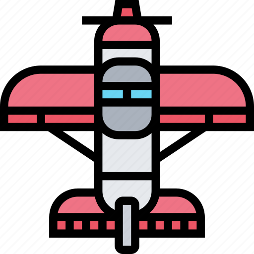 Monoplane, aircraft, propeller, flight, vintage icon - Download on Iconfinder