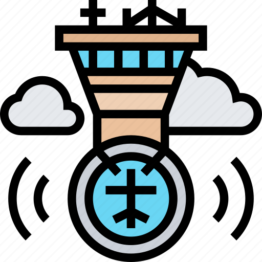 Traffic, control, tower, airport, communication icon - Download on Iconfinder