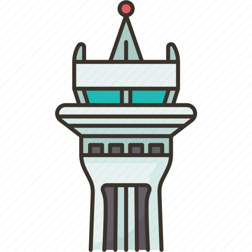 Air, traffic, control, tower, airport icon - Download on Iconfinder
