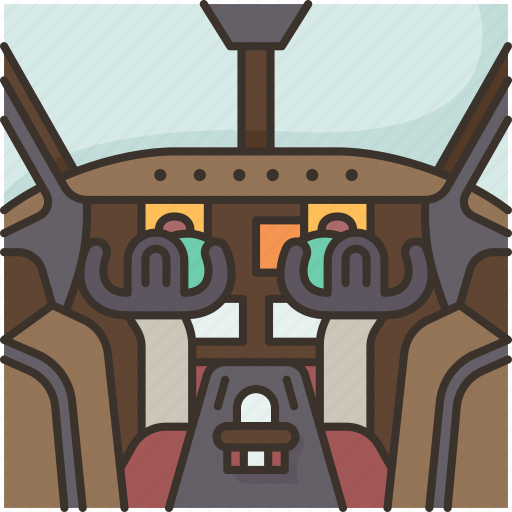 Cockpit, pilot, airplane, aviation, flight icon - Download on Iconfinder