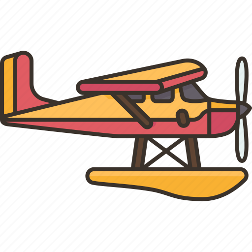 Seaplane, aircraft, float, transportation, travel icon - Download on Iconfinder
