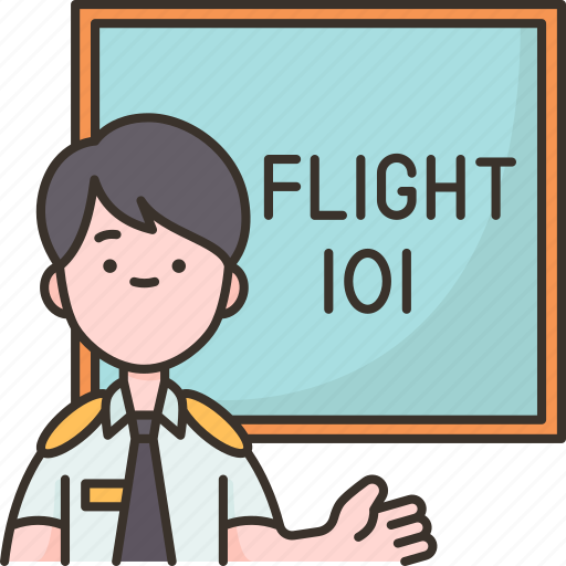 Teacher, pilot, captain, training, aviation icon - Download on Iconfinder