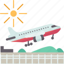 airway, airport, flight, departure, travel