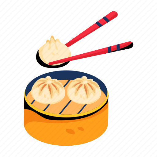 Dim sum, steamed dumplings, yum cha, cantonese dish, chinese dumplings icon - Download on Iconfinder
