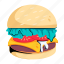 hamburger, cheeseburger, burger, fast food, junk food 