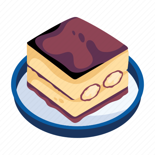 Italian dessert, tiramisu, mascarpone delight, italian trifle, cocoa custard icon - Download on Iconfinder