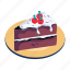 forest cake, chocolate cake, cake slice, sweet dessert, confectionery food 