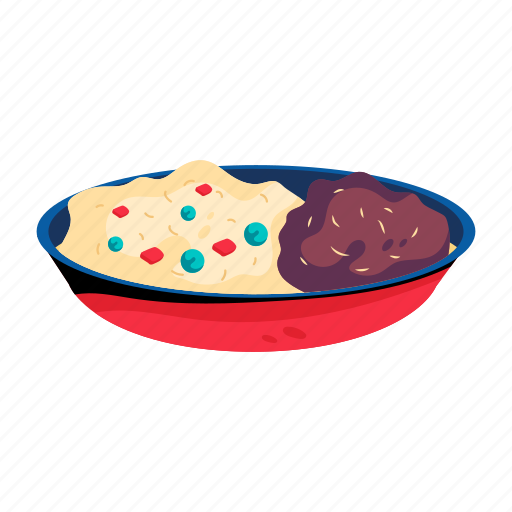 Pudding sausage, blood sausage, black pudding, pork pudding, blood pudding icon - Download on Iconfinder