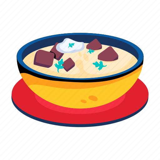 Cesnecka, garlic soup, czech soup, soup bowl, hangover soup icon - Download on Iconfinder