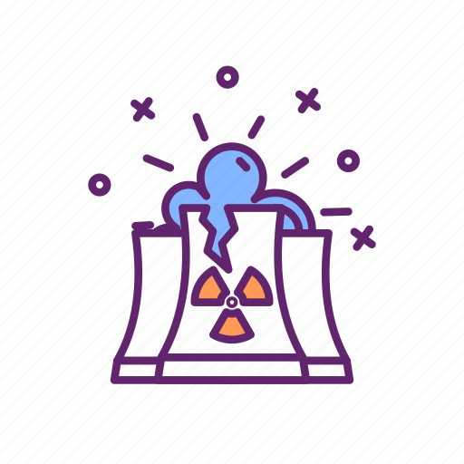 Explode, plant, pollution, radiation icon - Download on Iconfinder