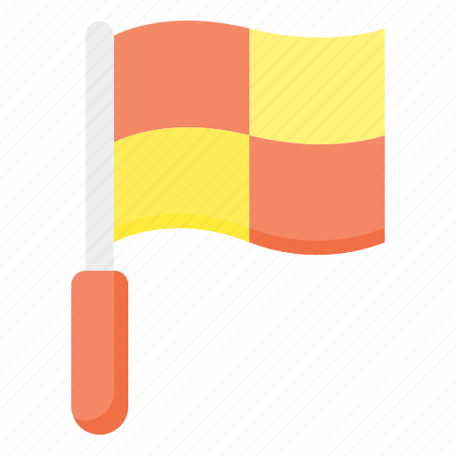 Offside, flag, referee, assistant, football, qatar, worldcup icon - Download on Iconfinder