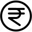 coin, currency, money, rupee, sign 