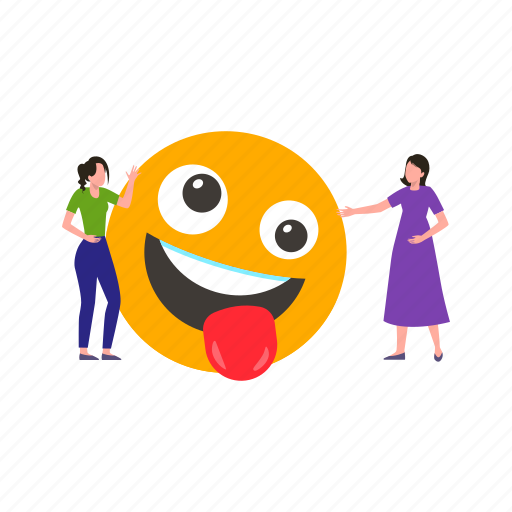 Girls, standing, celebrating, emoji, day icon - Download on Iconfinder