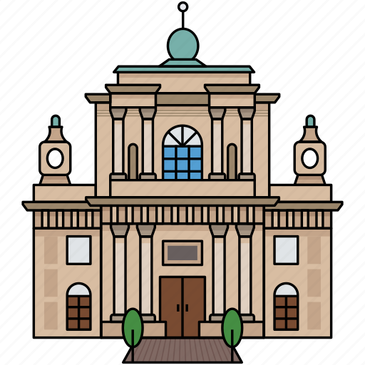 Building, landmark, famous, carmelite, church, warsaw, poland icon - Download on Iconfinder