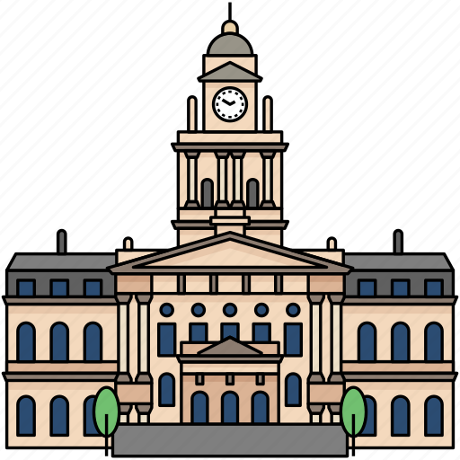 Building, landmark, famous, cape town, city hall, south africa icon - Download on Iconfinder