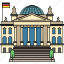 building, landmark, famous, reichstag, berlin, germany, parliament 