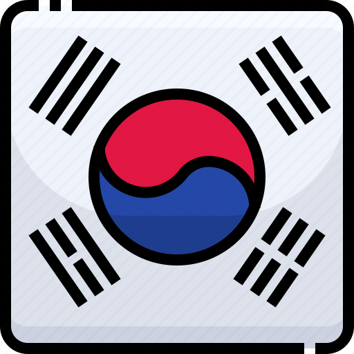 Counrty, flag, korea, nation, national, south icon - Download on Iconfinder