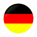 circle, country, flag, flags, germany, germany flag, national