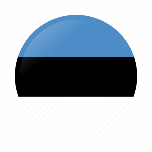 Circle, country, estonia, estonia flag, flag, national icon - Download on Iconfinder