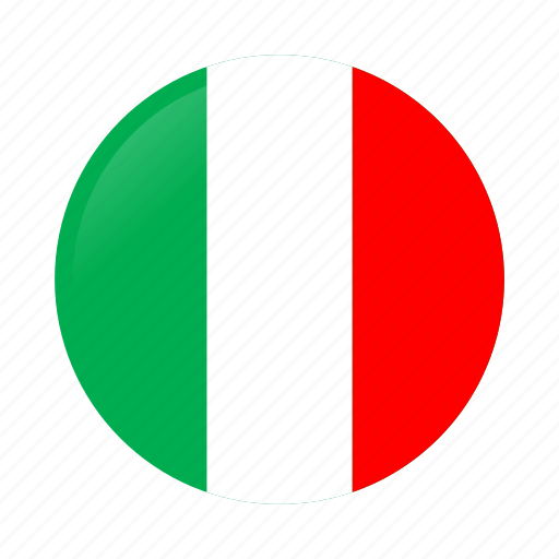 Circle, country, flag, flags, italy, italy flag, national icon - Download on Iconfinder