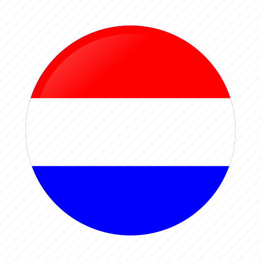 Circle, country, flag, flags, national, nedherlans flag, netherlands icon - Download on Iconfinder