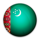 of, flag, turkmenistan