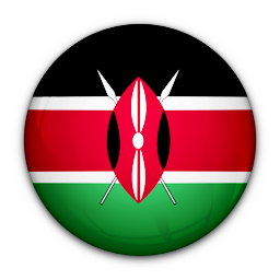 of, flag, kenya 