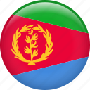 eritrea, country, flag, nation