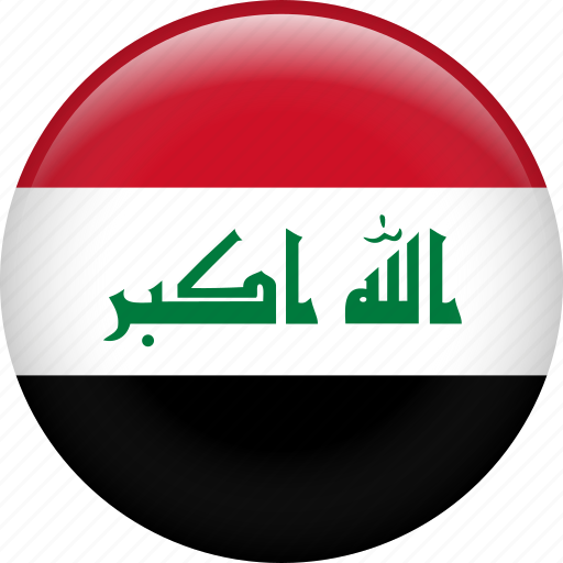 Iraq, country, flag, nation icon - Download on Iconfinder