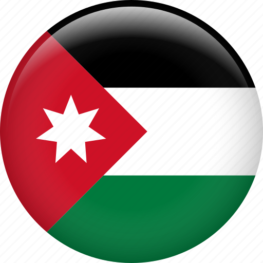 Jordan, country, flag, nation icon - Download on Iconfinder