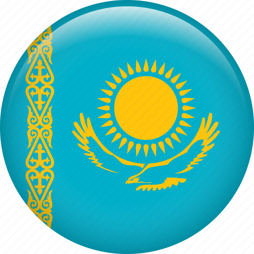 Kazakhstan, country, flag, nation icon - Download on Iconfinder