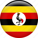 uganda, country, flag, national