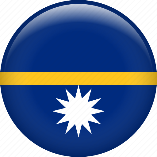Nauru, country, flag, nation icon - Download on Iconfinder