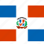 flag, dominican, republic, country, national, nation 