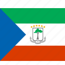 flag, equatorial, guinea, country, national