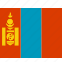 flag, mongolia, country, national