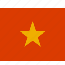flag, vietnam, nation, country