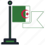 flag, algeria, country, national, nation, map, worldflags 