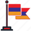 flag, armenia, country, national, nation, map, worldflags 