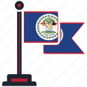 flag, belize, country, national, nation, map, worldflags 